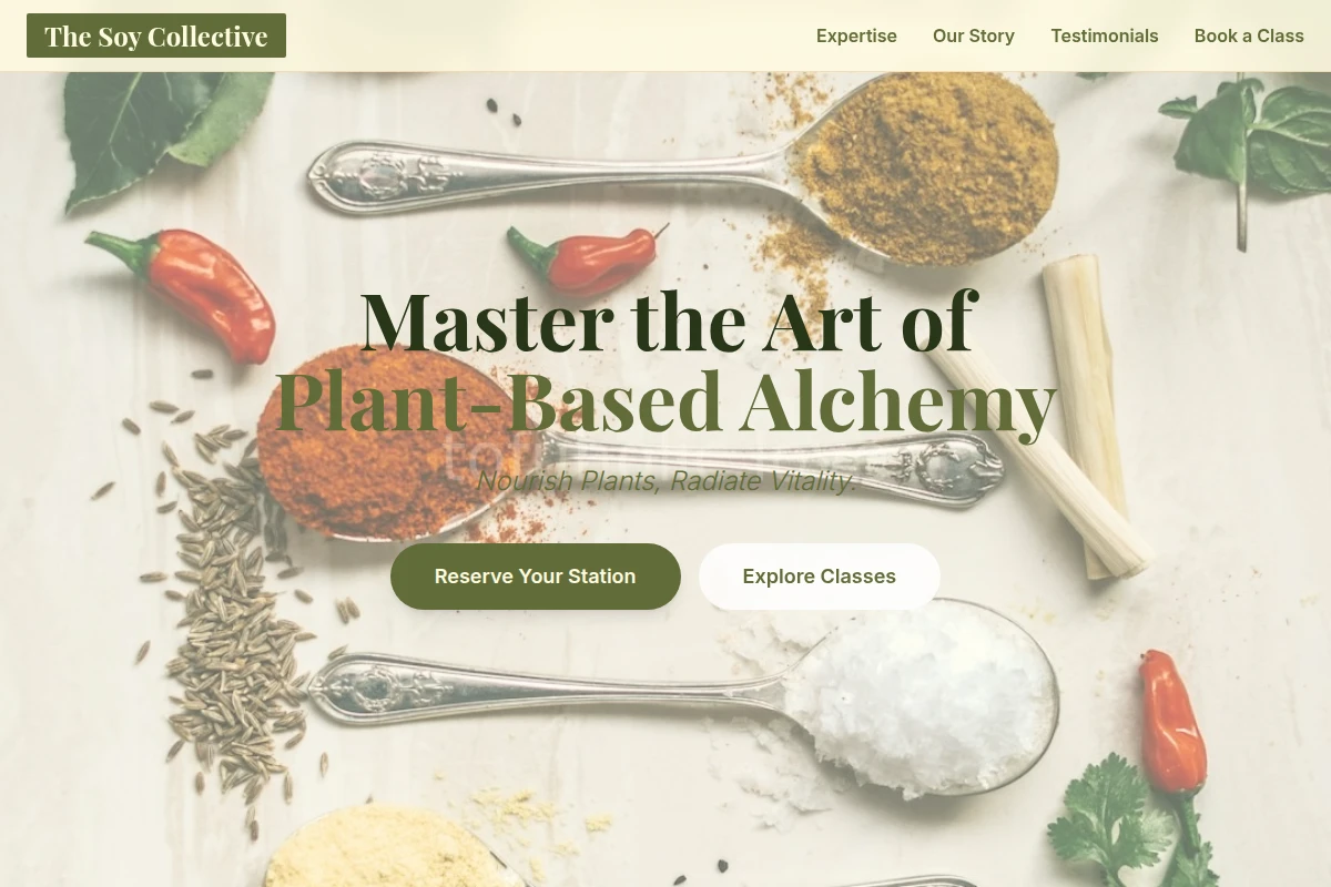 Plant Cooking Class