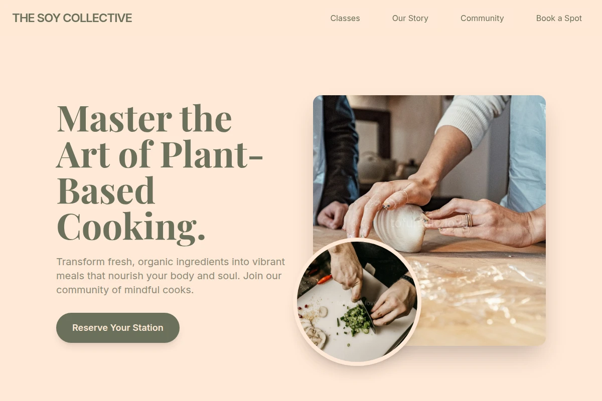 Organic Cooking Class