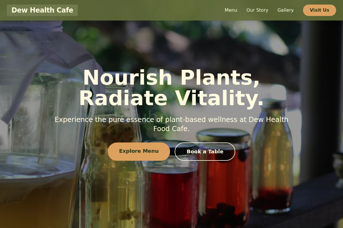 Dew Health Food Cafe