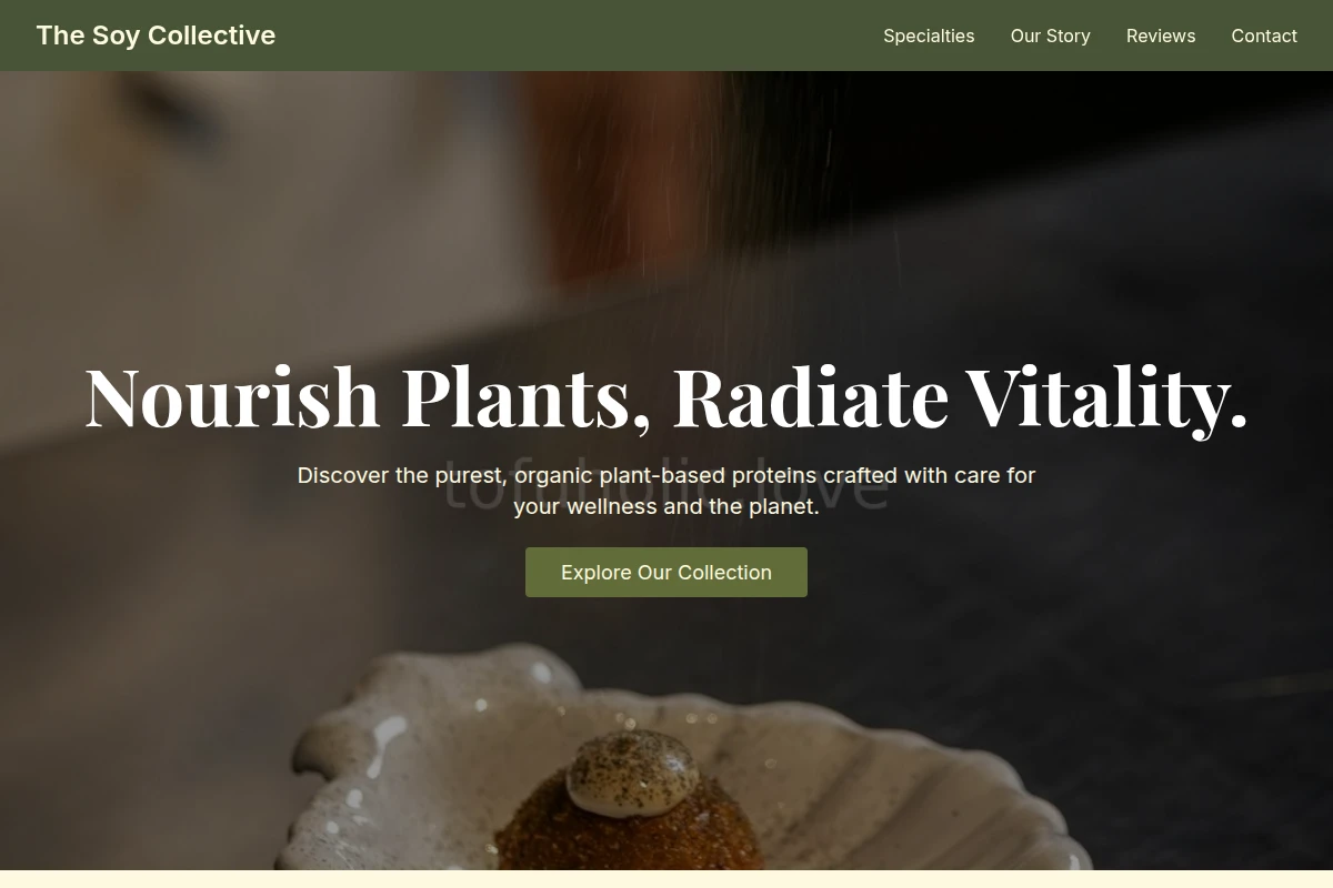 Organic Specialty Food