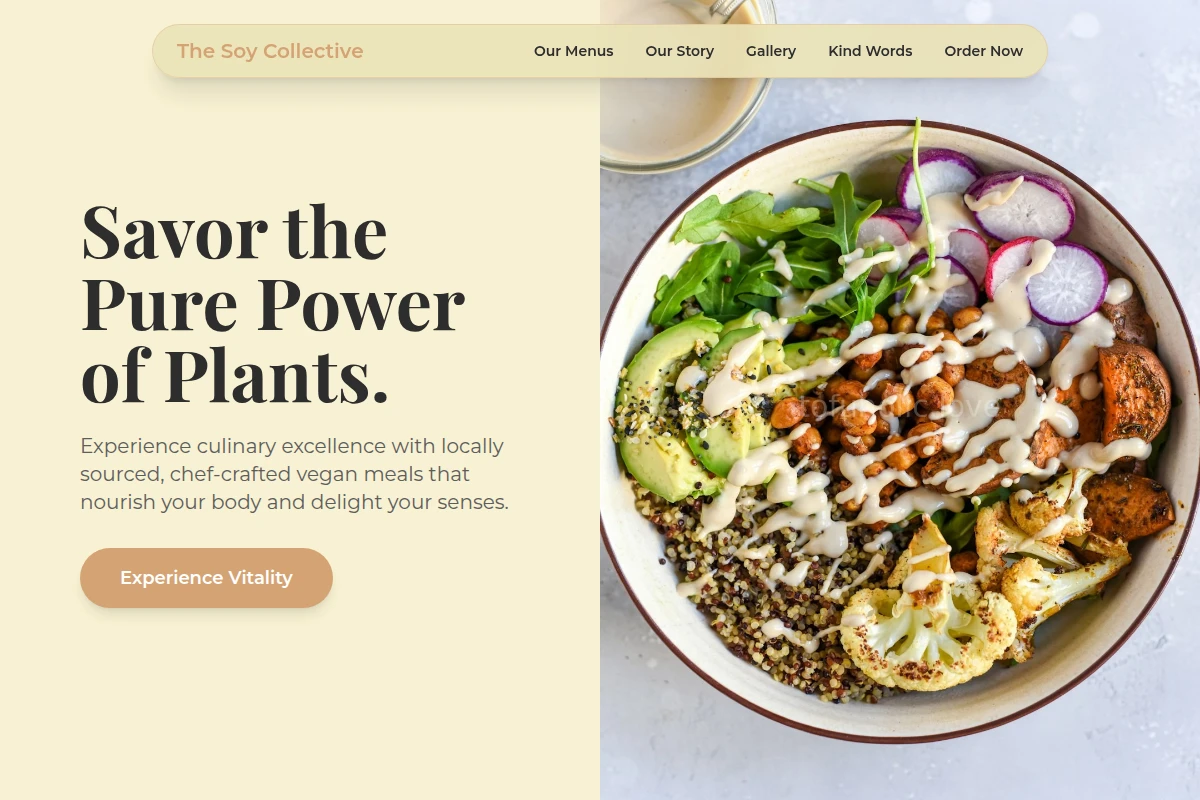 Fresh Vegan Food