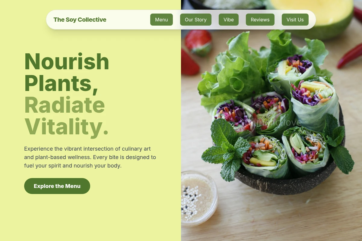 Calm Vegan Food